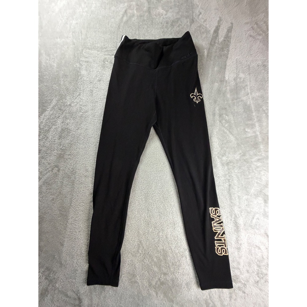 Pro Standard Leggings Womens Medium Black New Orleans Saints NFL Athletic Pants
